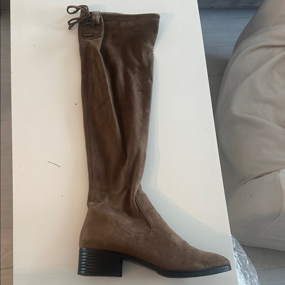 Zara basic Brown Knee-High Women's Boots